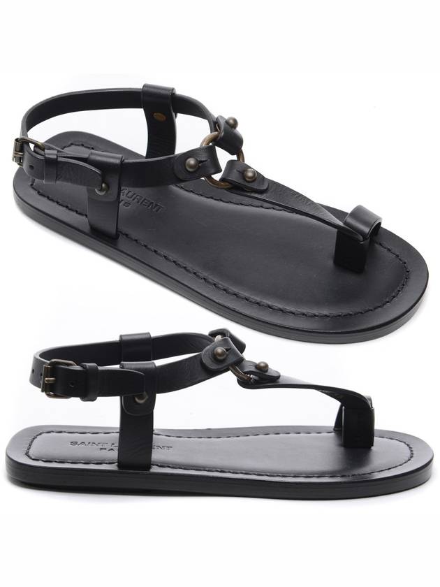 Women's NU PIEDS Sandals 503209_0MU00_1000_18S - SAINT LAURENT - BALAAN 1