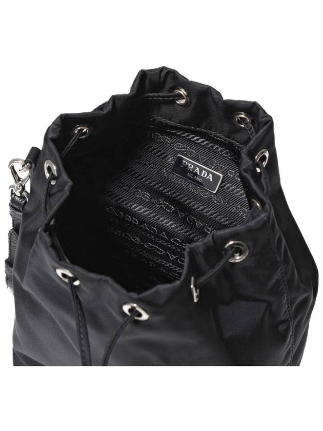 Re-Nylon Drawstring Pouch Black - PRADA - BALAAN 6