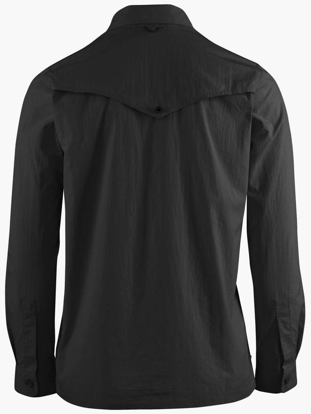 Women's Syn Regular Fit Long Sleeve Shirt Raven - KLATTERMUSEN - BALAAN 3