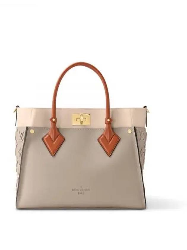 On My Side MM Tote Bag Grey - LOUIS VUITTON - BALAAN 2