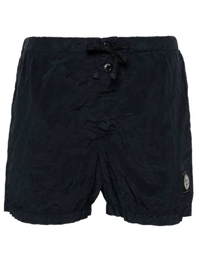 Swimming Nylon Trunk Shorts Black - STONE ISLAND - BALAAN 2