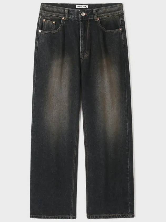 DPT 005 Damaged washed denim pants Vintage black - INDUST - BALAAN 5