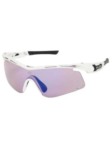 Tralix Slim White Gloss Impact Photochromic Laser Purple - RUDYPROJECT - BALAAN 1