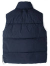 Wappen Patch High Neck Padding Vest Navy - STONE ISLAND - BALAAN 3