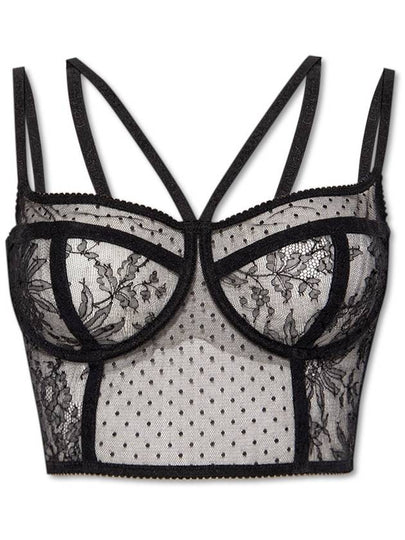 Lingerie Bustier Camisole Black - DOLCE&GABBANA - BALAAN 2