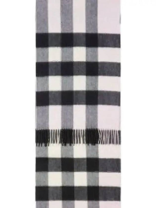 Check Cashmere Scarf Grey - BURBERRY - BALAAN 2