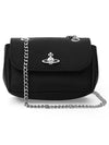 ORB Plaque Small Cross Bag Black - VIVIENNE WESTWOOD - BALAAN 3