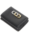 Mini Compact Leather Bicycle Wallet Black - MARC JACOBS - BALAAN.