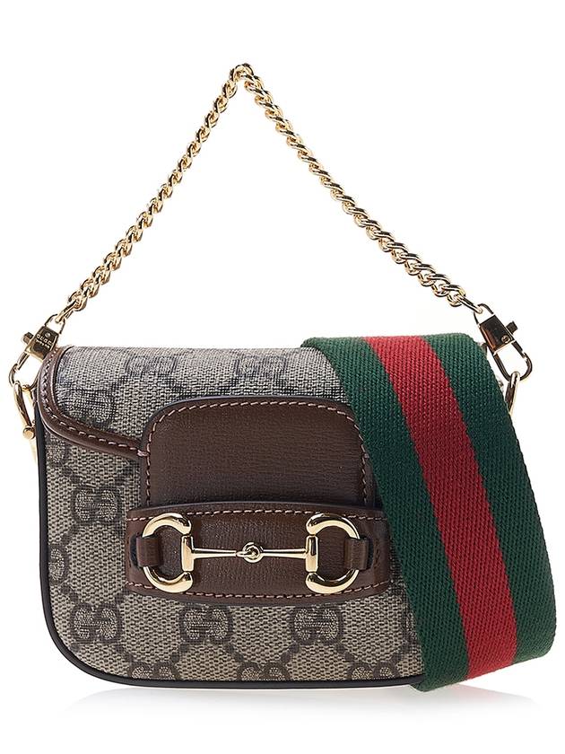 Horsebit 1955 Strap Shoulder Bag Brown - GUCCI - BALAAN 2