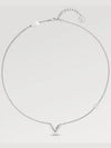 Essential V Supple Necklace Silver - LOUIS VUITTON - BALAAN 2