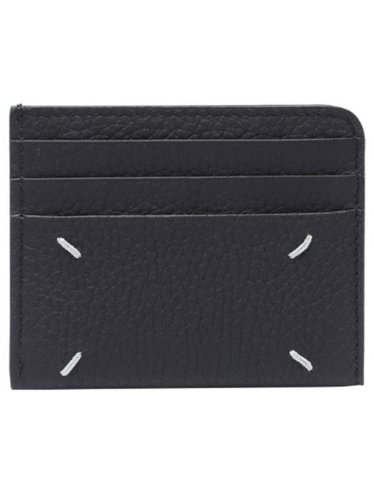 Four Stitch Card Wallet Black - MAISON MARGIELA - BALAAN 2