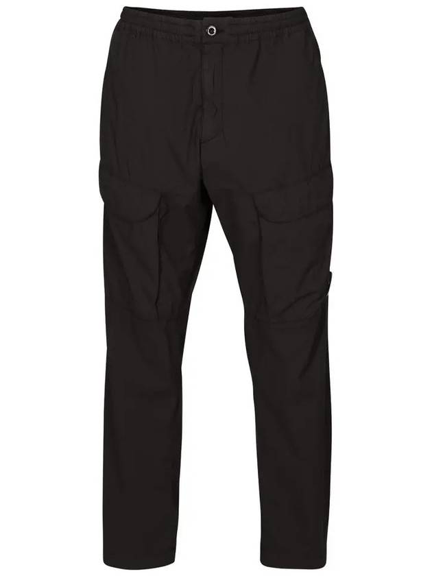 50 Fili Stretch Cargo Straight Pants Black - CP COMPANY - BALAAN 2