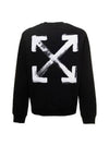 Arrow Logo Painting Sweatshirt - OFF WHITE - BALAAN 1