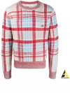 Madras Check Cotton Blend Knit Top - VIVIENNE WESTWOOD - BALAAN 2