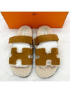 Chypre Shearling Men s Sandals Slippers - HERMES - BALAAN 3