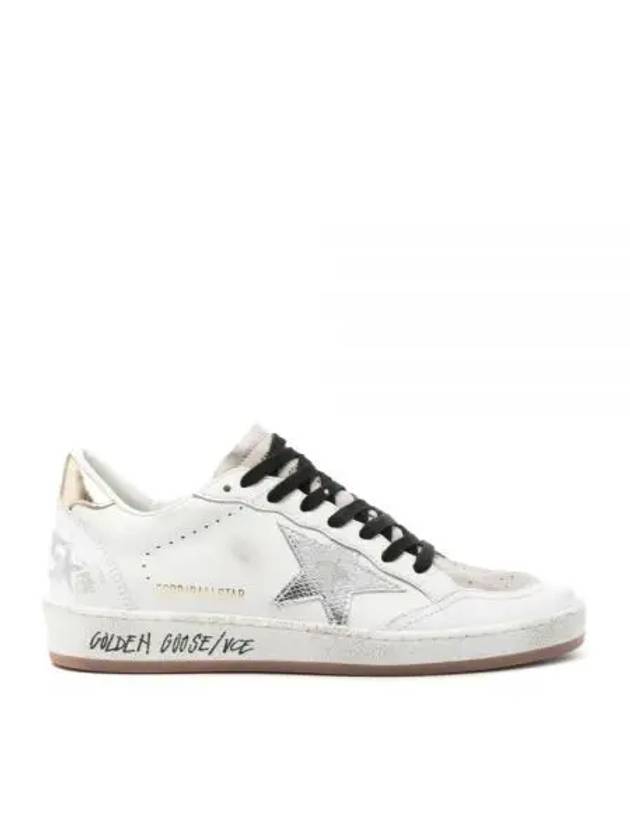 Ballstar Gold Top Low Top Sneakers White - GOLDEN GOOSE - BALAAN 2