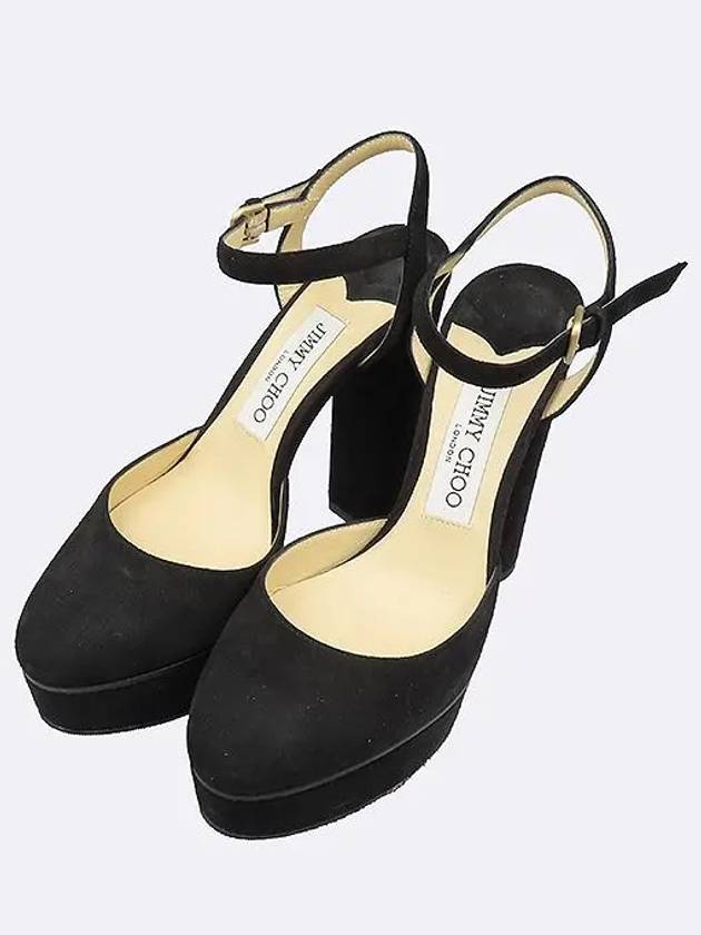 Maple 125 Black Suede Pumps Women s Shoes 230MM - JIMMY CHOO - BALAAN 5