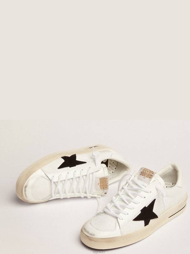 Star Patch Lace Up Low Top Sneakers White - GOLDEN GOOSE - BALAAN 3