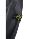 Stretch Cotton Gabardine Overshirt Jacket Dark Grey - STONE ISLAND - BALAAN 5