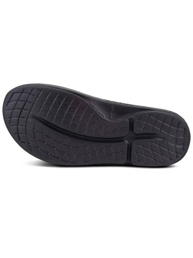 Elegant slide slippers matte black - OOFOS - BALAAN 6