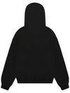 Leather Patch Cotton Hoodie Black - SSINANDLEE - BALAAN 3