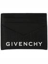 Logo 4G Monogram Card Wallet Black - GIVENCHY - BALAAN 2