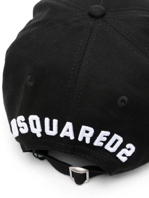 icon embroidery ball cap black white - DSQUARED2 - BALAAN 6