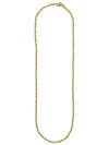 24SS rope chain necklace gold ROPE CHAIN - CRYSTAL HAZE - BALAAN 2