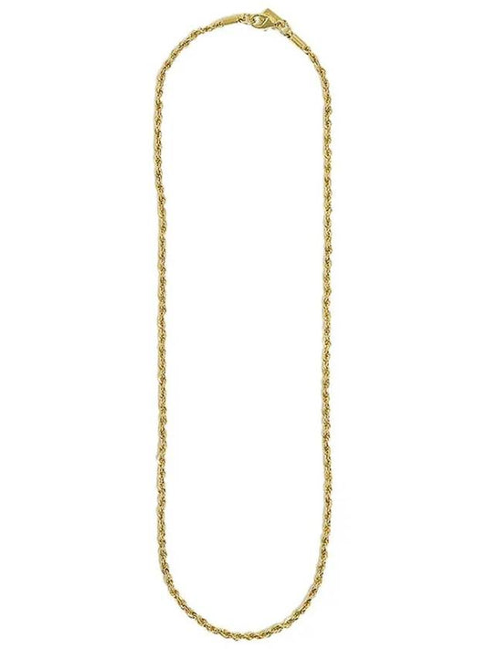 24SS rope chain necklace gold ROPE CHAIN - CRYSTAL HAZE - BALAAN 2