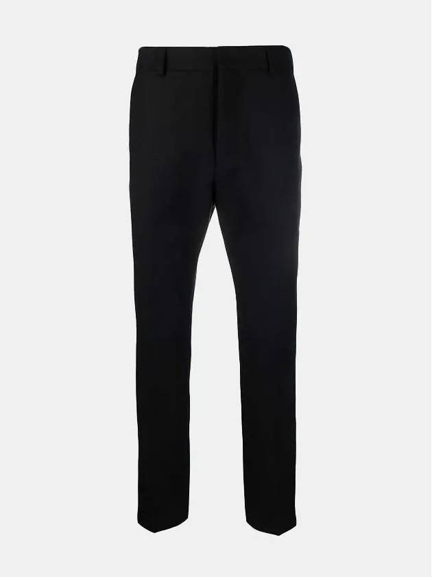 Cigarette Fit Straight Pants Black - AMI - BALAAN 3