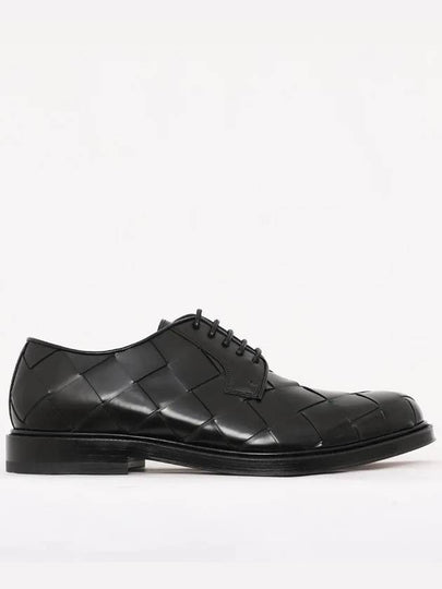 Tie Lace Up Derby Black - BOTTEGA VENETA - BALAAN 2