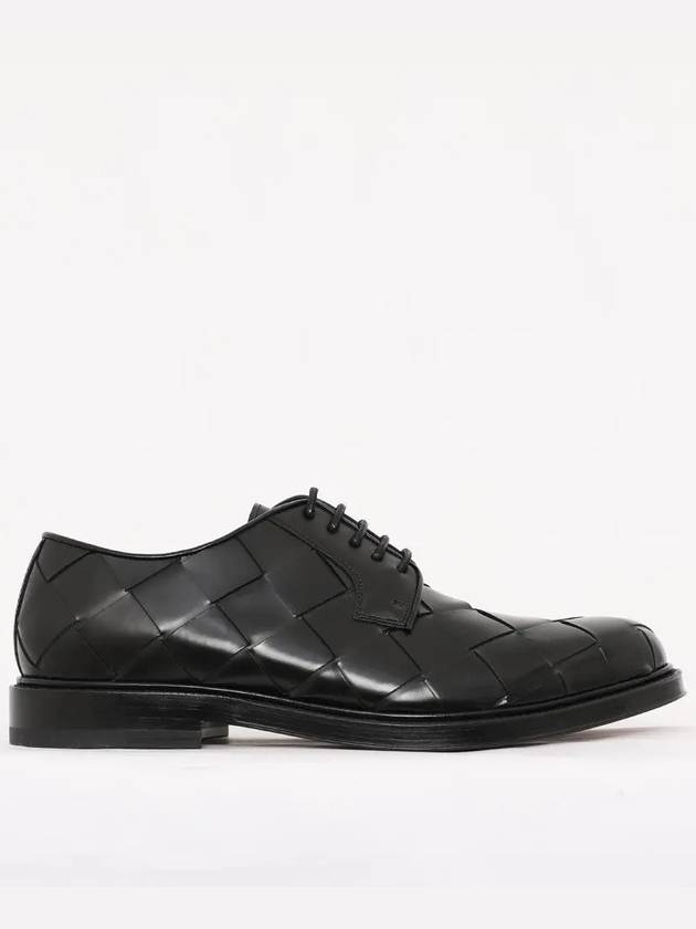 Tie Lace Up Derby Black - BOTTEGA VENETA - BALAAN 4