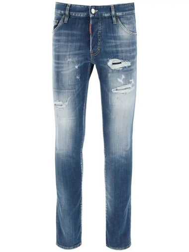 Men's Wash Cool Guy Jeans Navy - DSQUARED2 - BALAAN 1