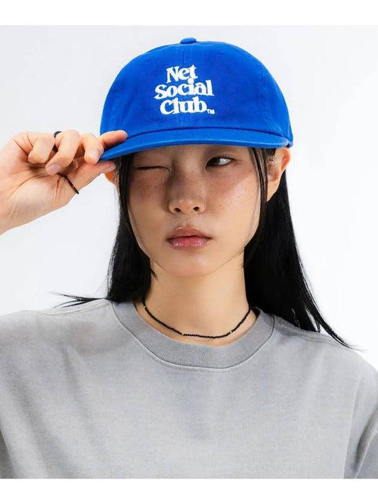 OG LOGO ROUND VISOR CAP ROYAL BLUE - NET SOCIAL CLUB - BALAAN 1