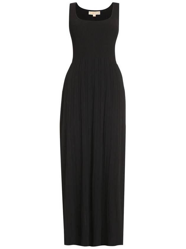 midi dress MS4822IBFD 001 black - MICHAEL KORS - BALAAN 2