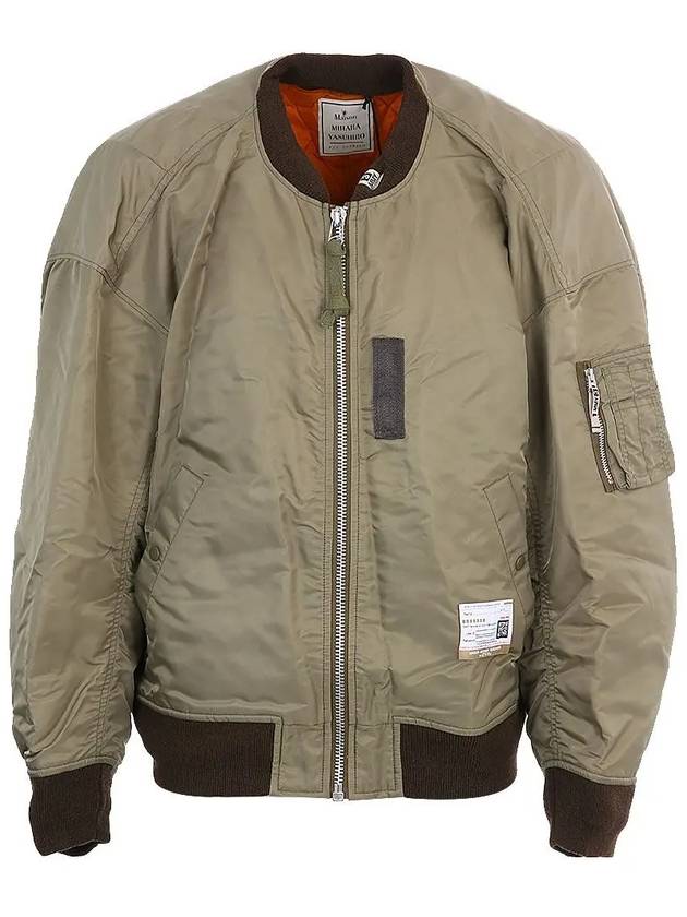 Nylon Bomber Jacket Khaki - MIHARA YASUHIRO - BALAAN 3