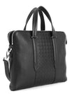 Gancini Leather Brief Case Black - SALVATORE FERRAGAMO - BALAAN 3