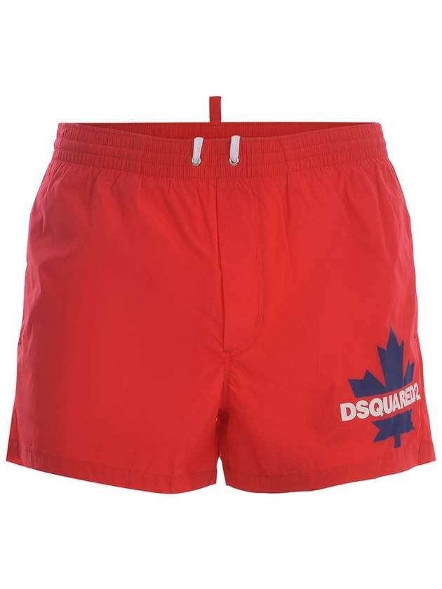 logo print drawstring swimsuit shorts D7B5F5600 - DSQUARED2 - BALAAN 2