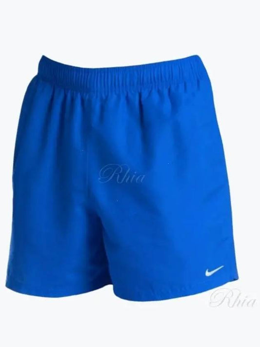 Men's Swim Essential 7 Volley Shorts Blue - NIKE - BALAAN 2