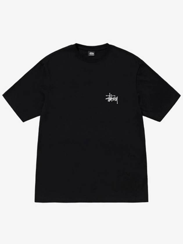 Melted Short Sleeve T-Shirt Black - STUSSY - BALAAN 3