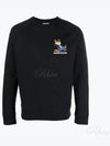 Dressed Fox Print Clean Sweatshirt Black - MAISON KITSUNE - BALAAN 2