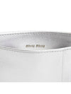 Matelasse Nappa Leather Card Wallet Silver - MIU MIU - BALAAN 6