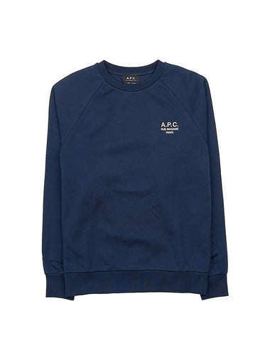 Sonia Cotton Sweatshirt Navy - A.P.C. - BALAAN 1