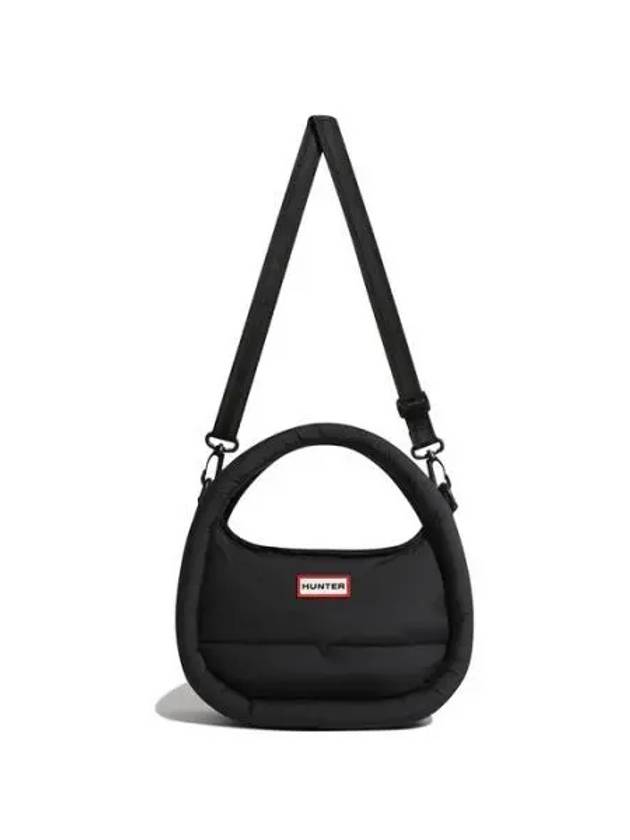 Framed puffer mini hobo bag black UBX3711KBMBLK - HUNTER - BALAAN 1