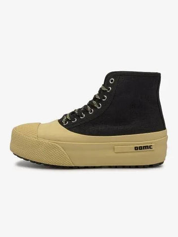 Exped Bulk High Top Sneakers Black Yellow 23A28OAS02TOMOA012700 - OAMC - BALAAN 1