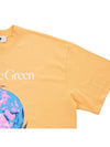 Fantastic Green Sustainable Cotton Short Sleeve T-Shirt Orange - MSGM - BALAAN 5