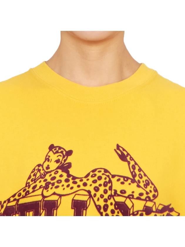 Women s brushed sweatshirt FG HELLCAT SUNFLOWER YELLOW W - WILD DONKEY - BALAAN 5