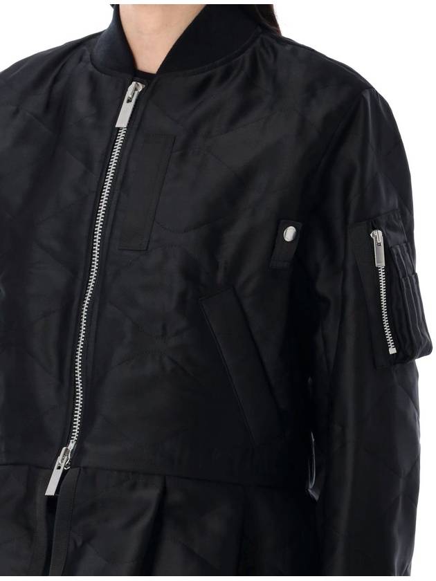 Sacai Quilted Satin Blouson - SACAI - BALAAN 3