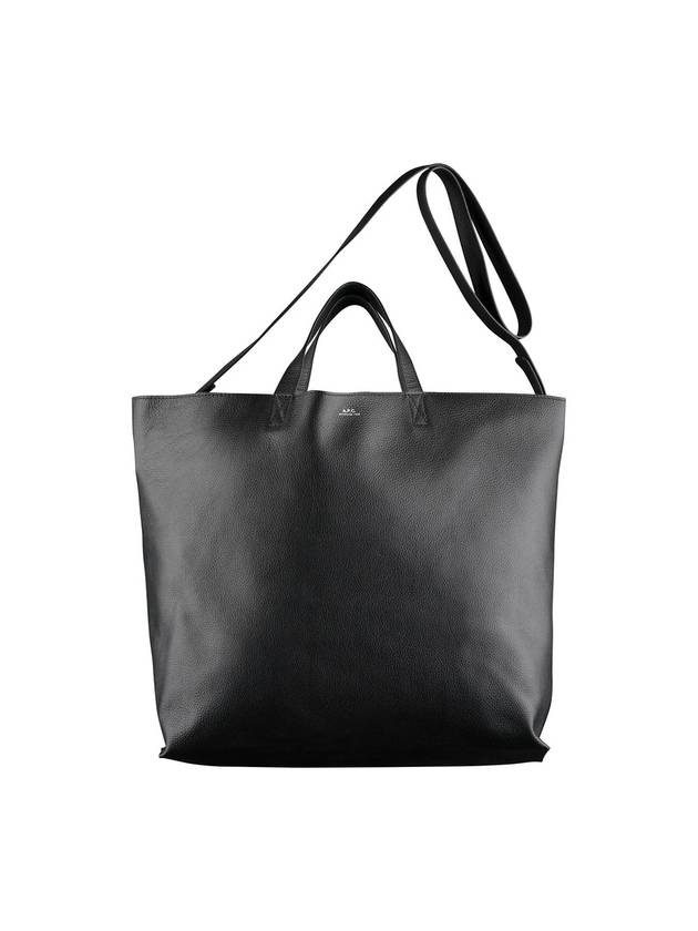 Maiko Medium Shopper Tote Back Black - A.P.C. - BALAAN 1