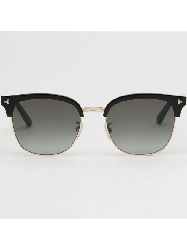 Eyewear Polarized Gold-Rimmed Sunglasses Black - BALLY - BALAAN 4